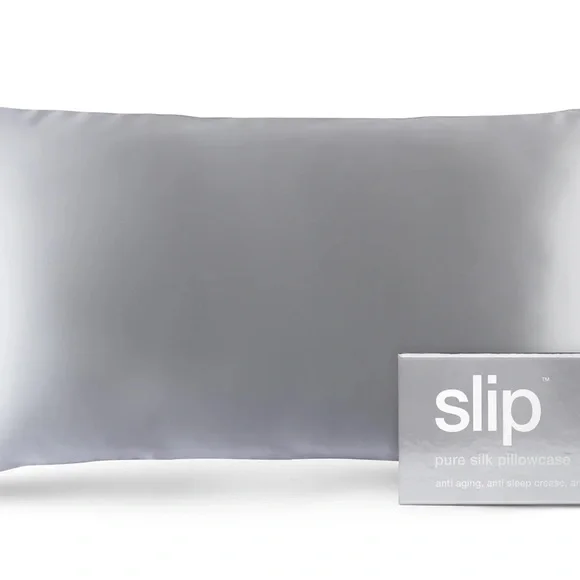 Slip Metallic Silver Pillowcase - Picture 2 of 7